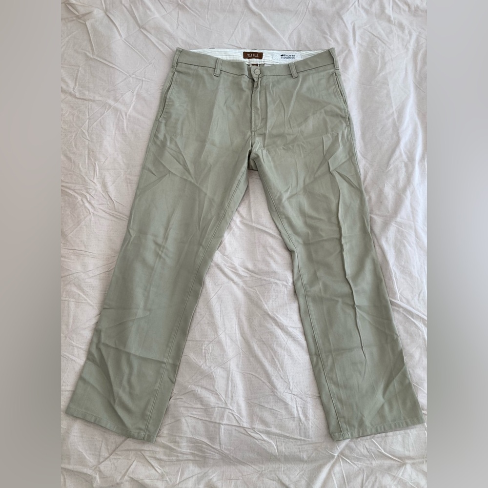 Paul Frank Men's Tan Khaki Slim Pants